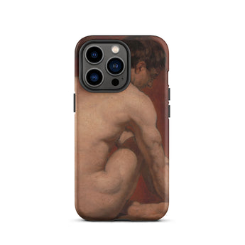 Male Nude from the Back - William Etty Iphone Case, 13 Pro / Matte, Phone Case Nude Male Figure