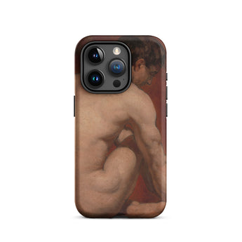Male Nude from the Back - William Etty Iphone Case, 15 Pro / Matte, Phone Case Nude Male Figure