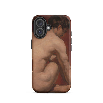 Male Nude from the Back - William Etty Iphone Case, 16 / Matte, Phone Case Nude Male Figure