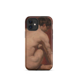 Male Nude from the Back - William Etty Iphone Case, Phone Case Nude Art