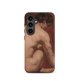 Male Nude from the Back - William Etty Phone Case, Samsung Galaxy S24 / Matte, Mobile Cases, Toby Leon