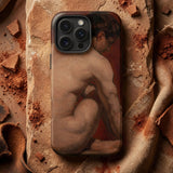 Male Nude from the Back - William Etty Iphone Case, Mobile Phone Cases, Toby Leon