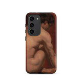 Male Nude from the Back - William Etty Samsung Case, Galaxy S23 / Matte, Phone Case Classical Painting Male Nude