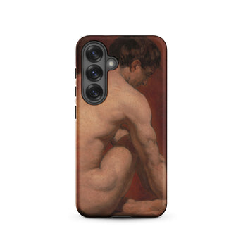 Male Nude from the Back - William Etty Samsung Case, Galaxy S25 / Matte, Smartphone Case Classical Painting Nude Figure