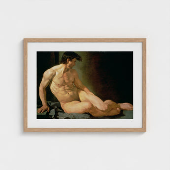 Male Nude - Joseph Galvan Fine Art Print / Canvas, Umber Shadow Prints