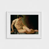 Male Nude - Joseph Galvan Fine Art Print / Canvas, Umber Shadow Prints