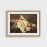 Male Nude Lying on a Shroud Rocks - William Etty Fine Art Print / Canvas, Prints