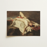 Male Nude Lying on a Shroud Rocks - William Etty Fine Art Print / Canvas, Prints