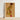 Male Nude in Profile Facing Right (1910) - Egon Schiele Art Print / Canvas Framed Painting White Frame Expressive Figure Vibrant Yellow