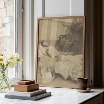 Male Nude Reclining - Vincenzo Galdi Fine Art Print, Posters Prints & Visual Artwork, Toby Leon