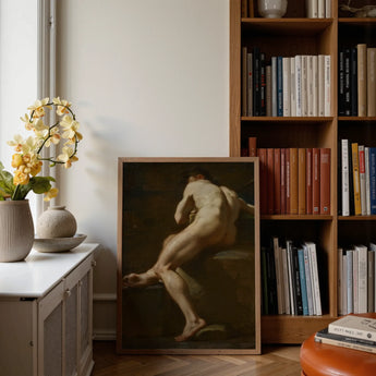Male Nude Seen from Behind - Ubaldo Gandolfi Fine Art Print / Canvas, Posters Prints & Visual Artwork, Toby Leon