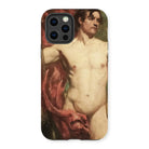 Male Nude Standard Bearer - William Etty Iphone Case, 13 Pro / Matte, Phone Case Classical Nude Male Figure Painting