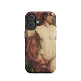 Male Nude Standard Bearer - William Etty Iphone Case, 16 / Matte, Artistic Phone Case