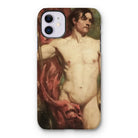 Male Nude as a Standard Bearer - William Etty Iphone Case 11 / Matte Mobile Phone Cases