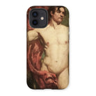 Male Nude as a Standard Bearer - William Etty Iphone Case 12 / Matte Mobile Phone Cases