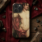 Male Nude Standard Bearer - William Etty Iphone Case, Mobile Phone Cases, Toby Leon