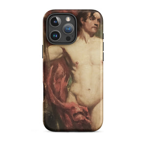 Male Nude Standard Bearer - William Etty Phone Case Iphone 16 Pro Max / Matte Phone Case Nude Male Figure William Etty, Cradle Artistic