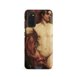 Male Nude Standard Bearer - William Etty Samsung Case, Galaxy S20 / Matte, Phone Case Classical Painting Male Torso