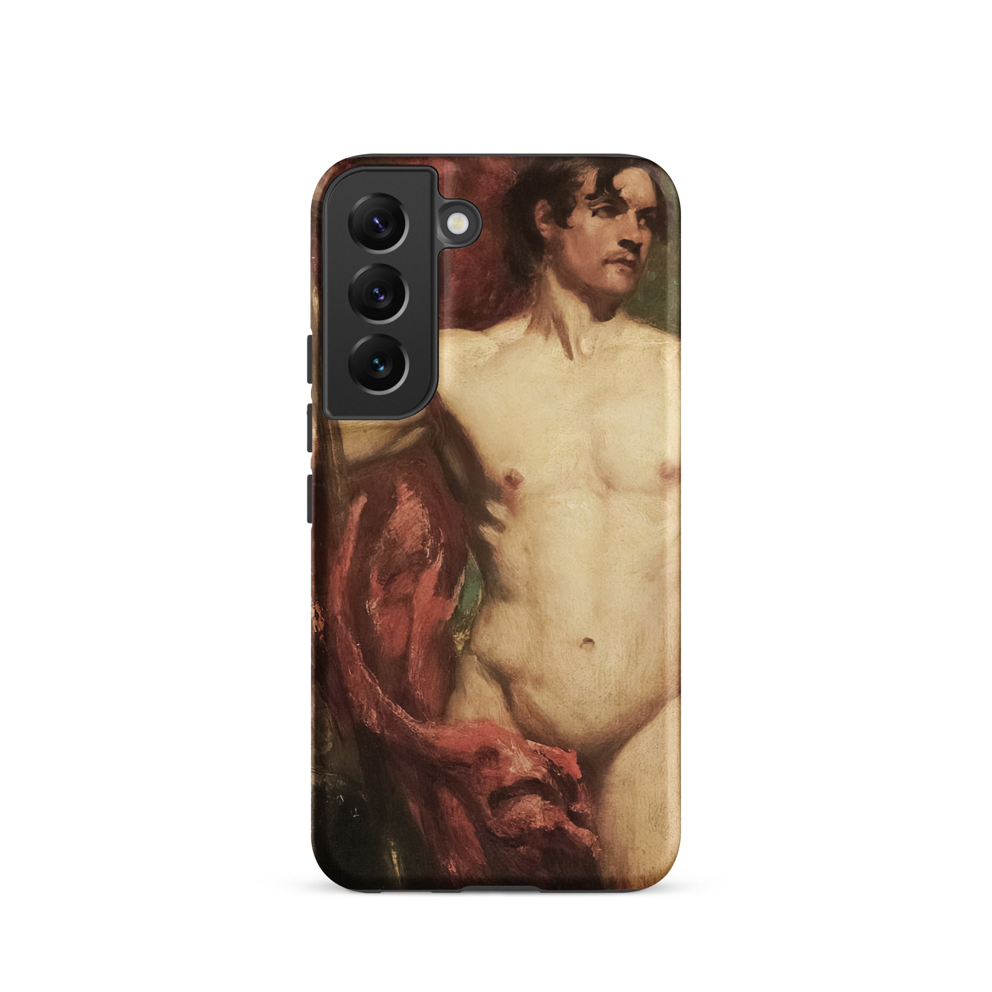 Male Nude Standard Bearer William Etty Samsung Case, Galaxy S22 / Matte, Phone Case Classical Painting Male Nude