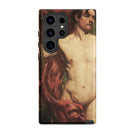 Male Nude Standard Bearer William Etty Samsung Case, Galaxy S24 Ultra / Matte, Smartphone Case Classical Painting Male Torso