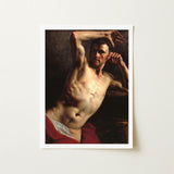 Male Nude - Theodore Gericault Art Print / Canvas Framed Classical Oil Painting Muscular Figure Théodore Géricault’s Study, Homoerotic,