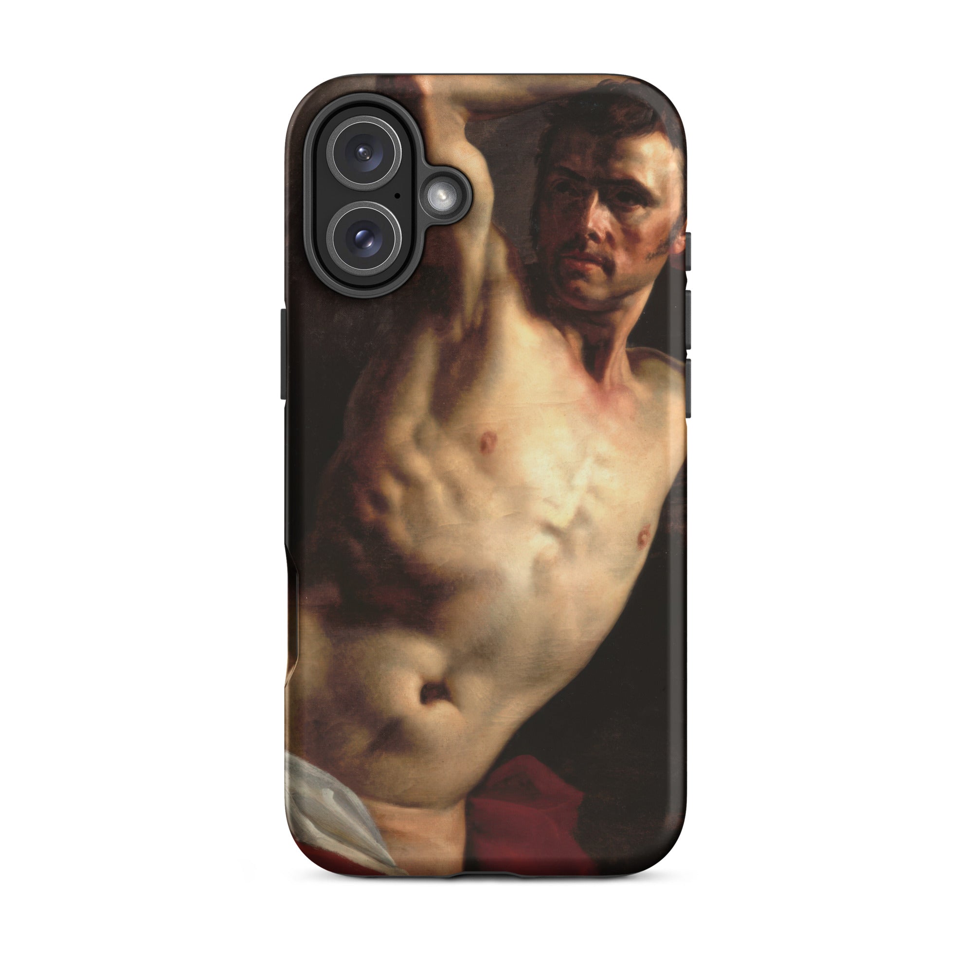 Male Nude Theodore Gericault Iphone Case, 16 Plus / Matte, Phone Case Nude Male Painting
