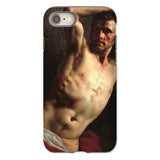 Male Nude - Theodore Gericault Iphone Case, 8 / Matte, Phone Case Classical Painting Shirtless Male Torso