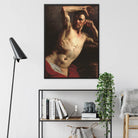 Male Nude - Theodore Gericault Romanticism Framed Canvas Posters Prints & Visual Artwork