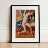 Male Nude - Wojciech Weiss Fine Art Print / Canvas, 12x16’’ / 31x41cm / Black Frame / Matboard, Posters Prints & Visual Artwork, Toby Leon