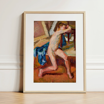 Male Nude - Wojciech Weiss Fine Art Print / Canvas, 12x16’’ / 31x41cm / Natural Frame / Matboard, Posters Prints & Visual Artwork, Toby Leon