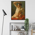 Male Torso in Profile - Theodore Gericault Framed Canvas Posters Prints & Visual Artwork