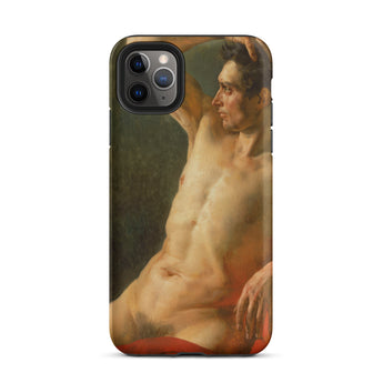 Male Torso in Profile - Theodore Gericault Iphone Case, 11 Pro Max / Matte, Phone Case Nude Male Figure