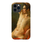 Male Torso in Profile - Theodore Gericault Iphone Case 14 Pro / Matte Mobile Phone Cases