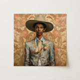 Mallaravan - Tamil Transgender Cowboy Art Print / Canvas, 12x12’’ / 31x31cm / Unframed / no Border, Posters Prints & Visual Artwork, Toby