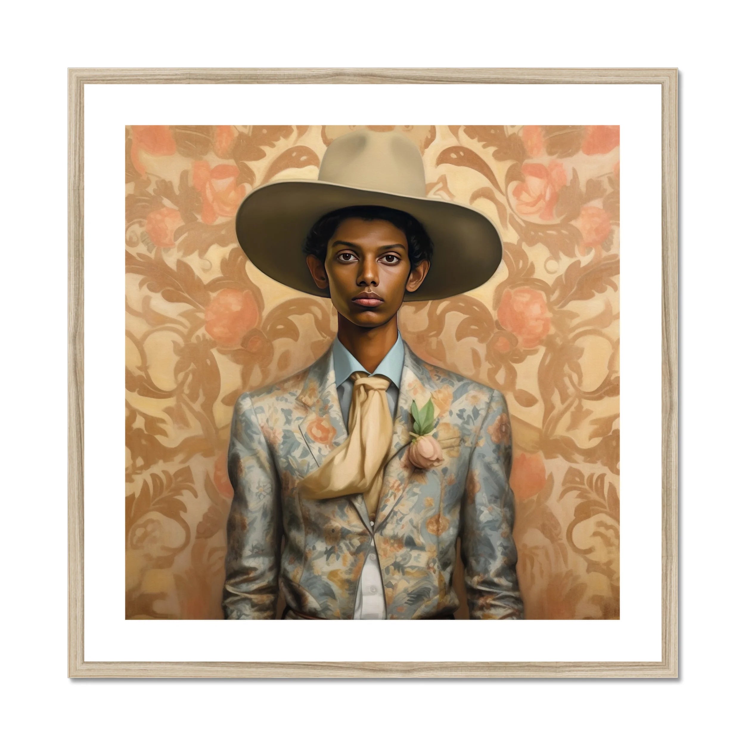 Mallaravan - Tamil Transgender Cowboy Art Print