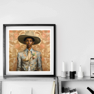 Mallaravan - Tamil Transgender Cowboy Art Print