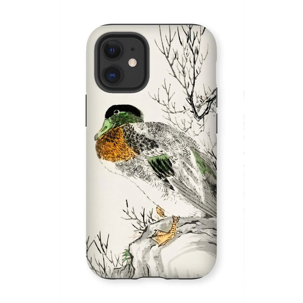 Mallard - Japanese Meiji Bird Art Phone Case - Numata Kashu - Iphone 12 Mini / Matte - Mobile Phone Cases - Aesthetic