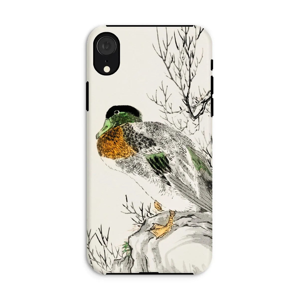 Mallard - Japanese Meiji Bird Art Phone Case - Numata Kashu - Iphone Xr / Matte - Mobile Phone Cases - Aesthetic Art