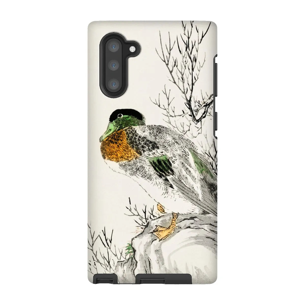 Mallard - Japanese Meiji Bird Art Phone Case - Numata Kashu - Samsung Galaxy Note 10 / Matte - Mobile Phone Cases
