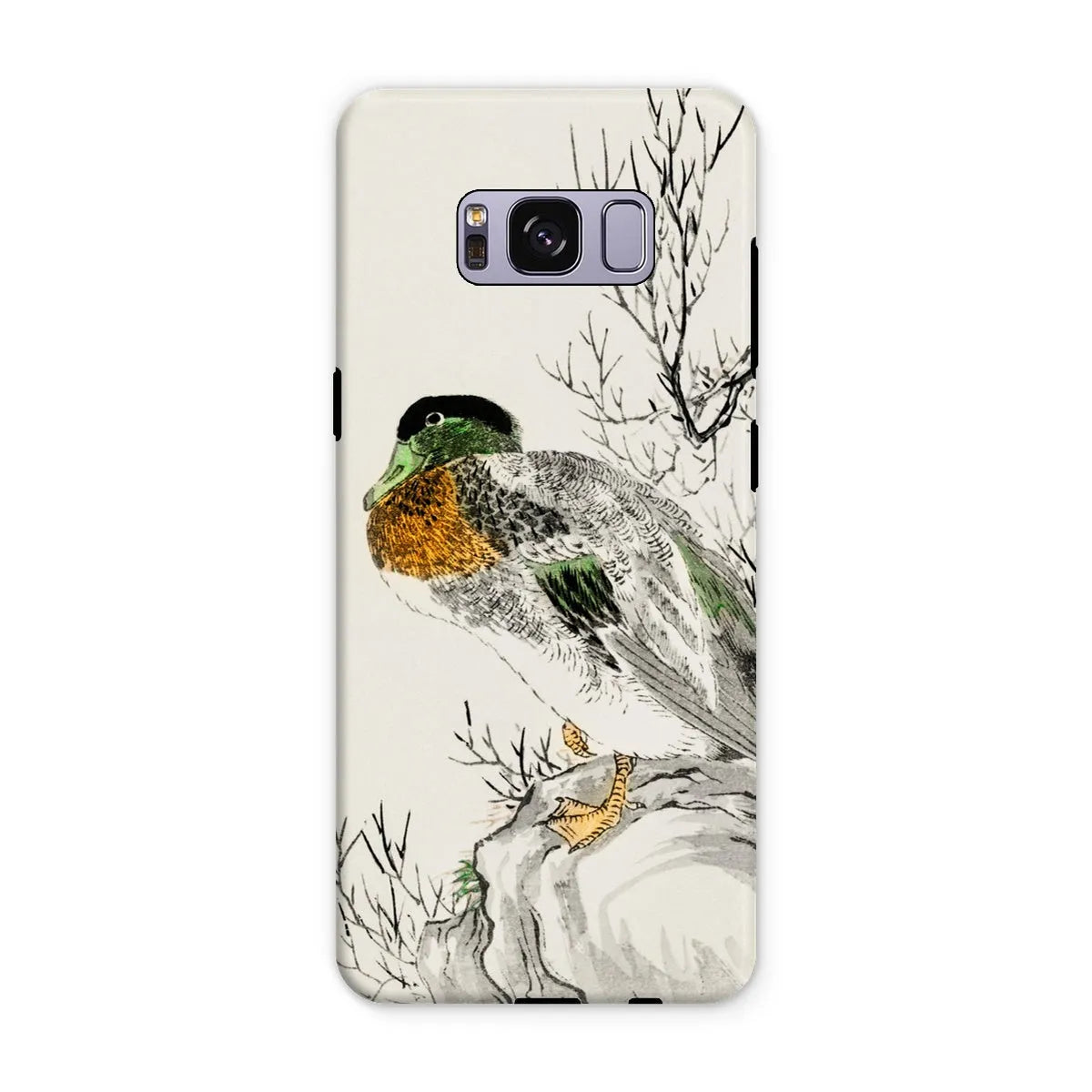 Mallard - Japanese Meiji Bird Art Phone Case - Numata Kashu - Samsung Galaxy S8 Plus / Matte - Mobile Phone Cases