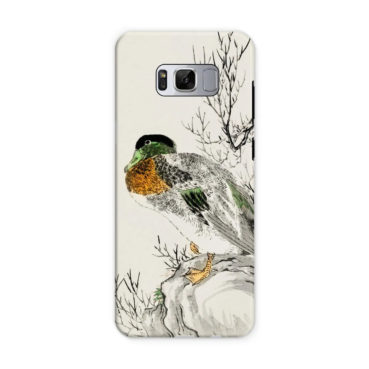 Mallard - Japanese Meiji Bird Art Phone Case - Numata Kashu - Samsung Galaxy S8 / Matte - Mobile Phone Cases