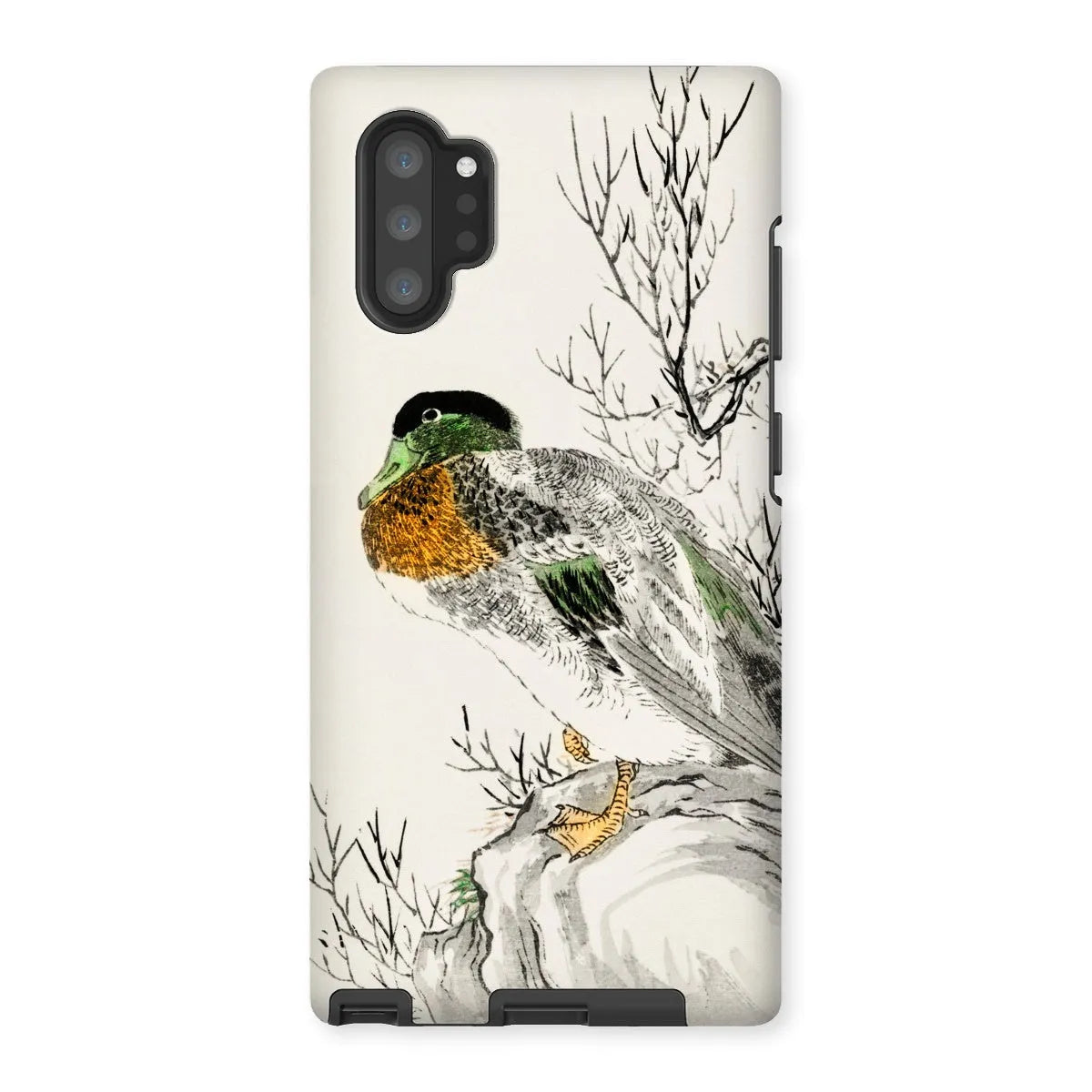 Mallard - Japanese Meiji Bird Art Phone Case - Numata Kashu - Samsung Galaxy Note 10p / Matte - Mobile Phone Cases