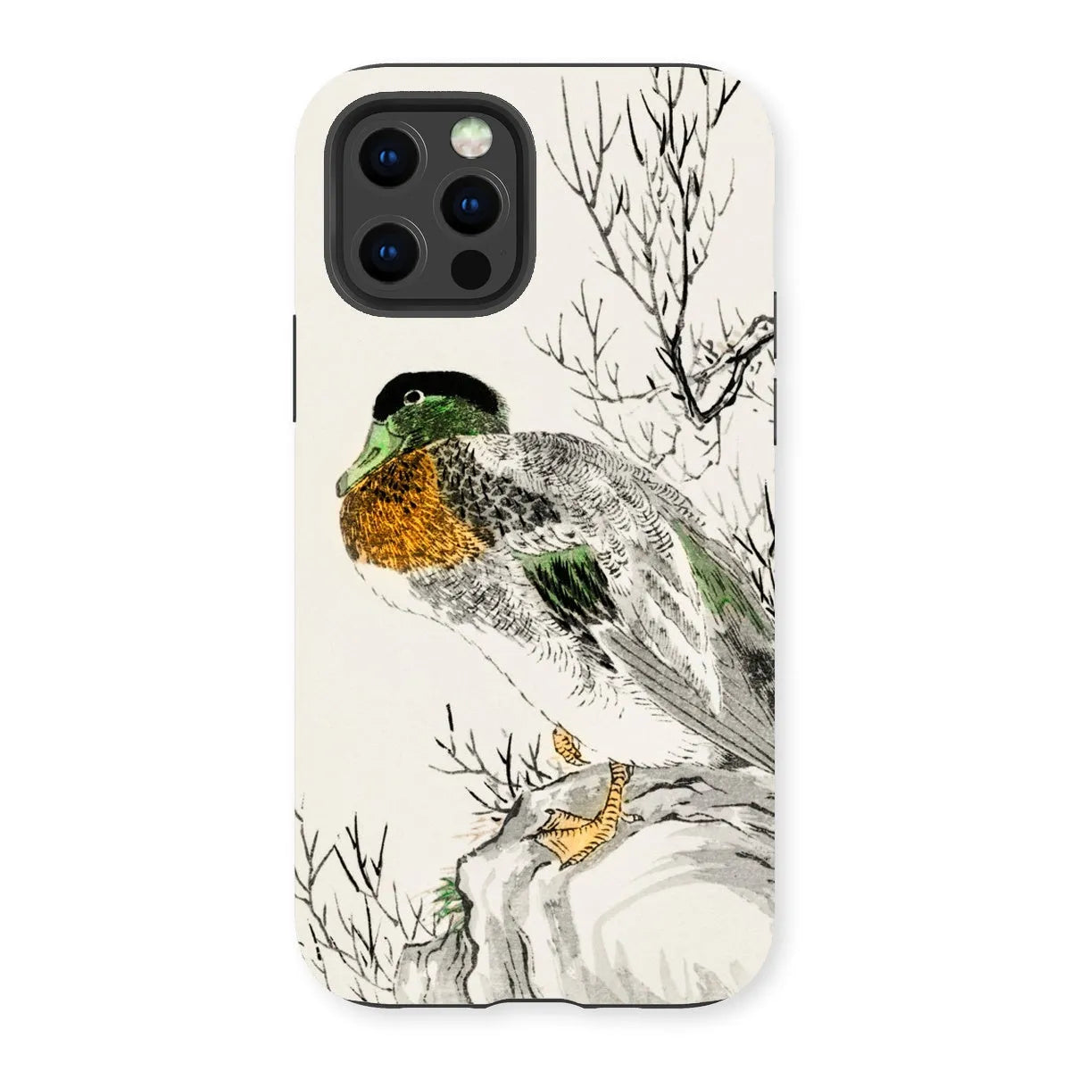 Mallard - Japanese Meiji Bird Art Phone Case - Numata Kashu - Iphone 13 Pro / Matte - Mobile Phone Cases - Aesthetic Art