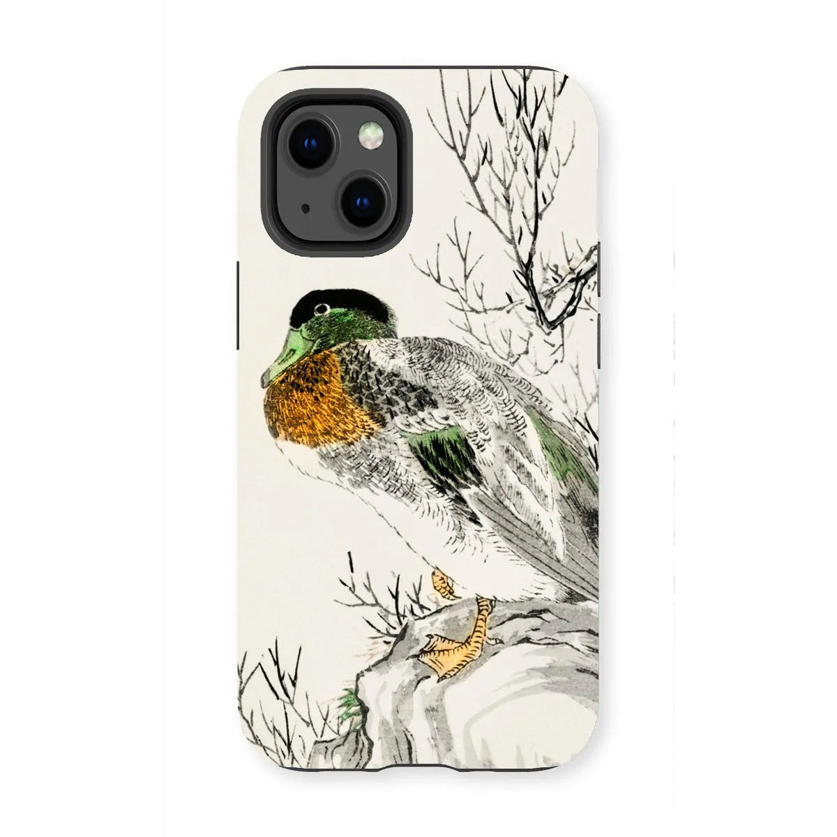 Mallard - Japanese Meiji Bird Art Phone Case - Numata Kashu - Iphone 13 Mini / Matte - Mobile Phone Cases - Aesthetic