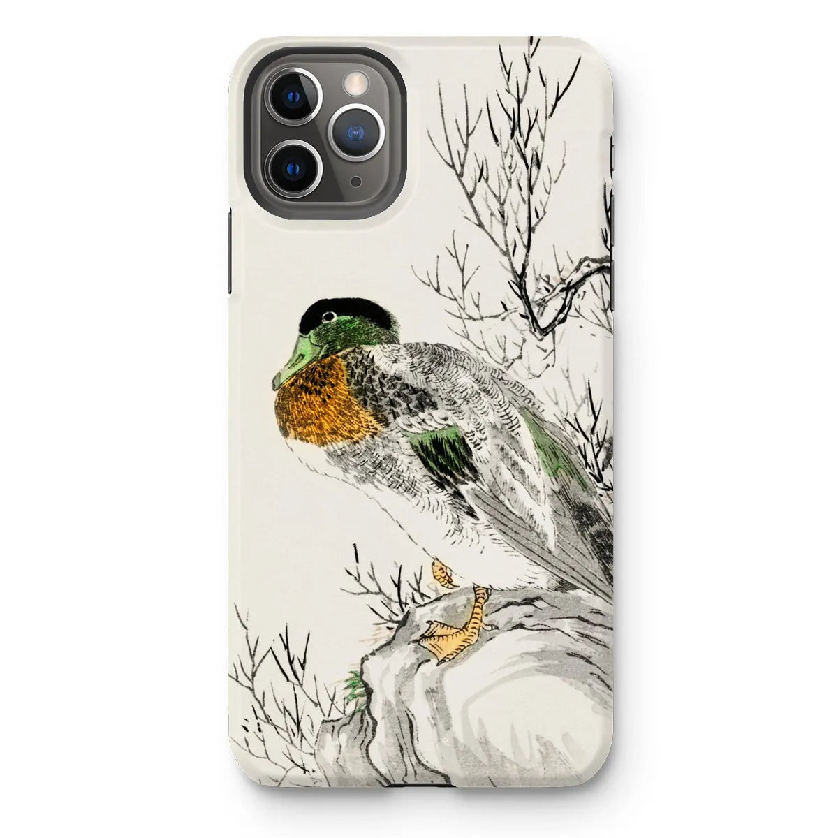 Mallard - Japanese Meiji Bird Art Phone Case - Numata Kashu - Iphone 11 Pro Max / Matte - Mobile Phone Cases