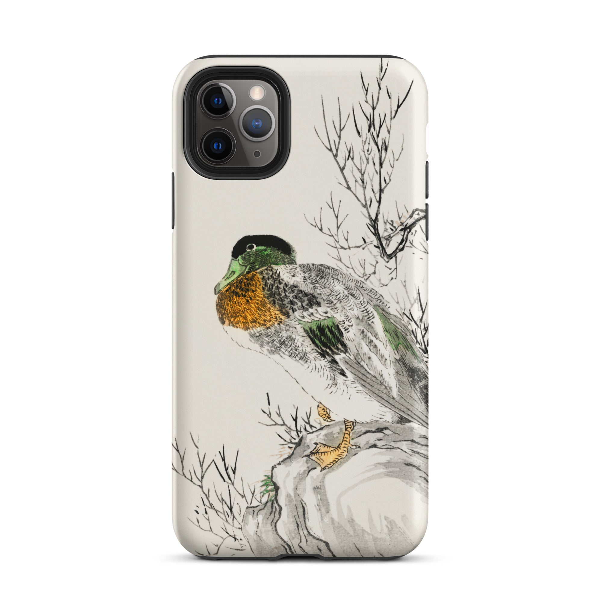 Mallard Numata Kashu Meiji Duck Art Iphone Case, 11 Pro Max / Matte, Duck Themed Iphone Case