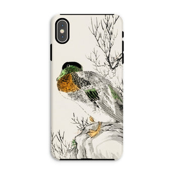 Mallard - Numata Kashu Meiji Duck Art Iphone Case, Xs Max / Matte, Phone Case Traditional Asian-style Painting Duck Perched Branch