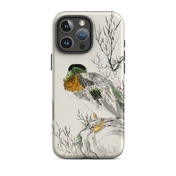 Mallard - Numata Kashu Meiji Duck Art Phone Case Iphone 16 Pro Max / Matte Duck-themed Phone Case Numata Kashu, Digital Heartbeat