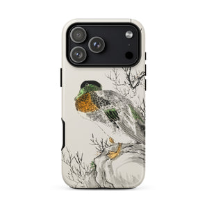 Mallard - Numata Kashu Meiji Duck Art Phone Case Iphone 17 Pro Max / Matte Iphone 13 Pro Max Case Duck Design Black Numata Kashu, Digital