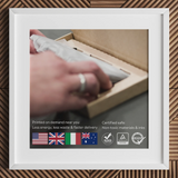 Mallard - Numata Kashu Meiji Duck Art Samsung Case, White-framed Picture Person Box Text Delivery Safety Certifications